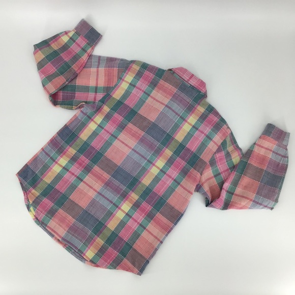 Koret City Blues Vintage Plaid Button-Up Shirt - Picture 11 of 14